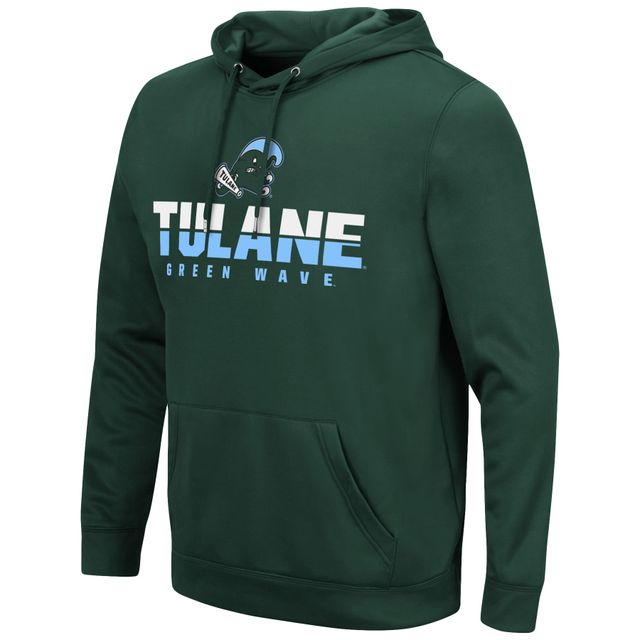 Chandail à capuchon Colosseum Green Tulane Wave Lantern pour hommes