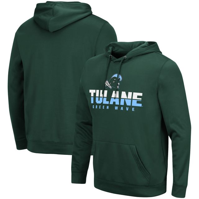 Chandail à capuchon Colosseum Green Tulane Wave Lantern pour hommes