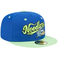 Men's New Era Royal Tulsa Drillers Theme Nights Noodlers  59FIFTY Fitted Hat