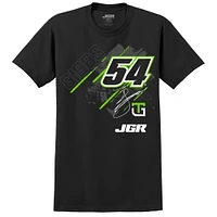 Men's Joe Gibbs Racing Team Collection Black Ty Monster Energy Car T-Shirt
