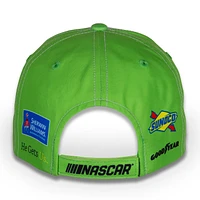 Men's Joe Gibbs Racing Team Collection  White/Green Ty Gibbs Interstate Batteries Uniform Adjustable Hat