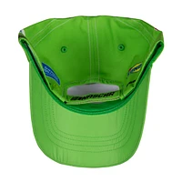 Men's Joe Gibbs Racing Team Collection  White/Green Ty Gibbs Interstate Batteries Uniform Adjustable Hat
