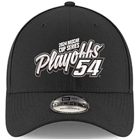 Casquette ajustable 9FORTY Ty Gibbs 2024 NASCAR Cup Series Playoffs pour homme New Era noire