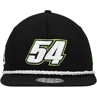 Men's New Era Black Ty Gibbs Golfer Snapback Hat