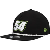 Men's New Era Black Ty Gibbs Golfer Snapback Hat