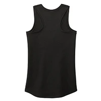Women's Joe Gibbs Racing Team Collection Heather Black Ty Racer Back Tank Top