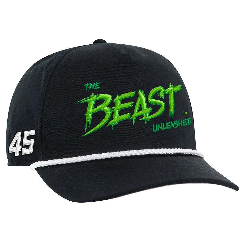 Men's '47 Black Tyler Reddick The Beast Triple Hit Rope Hitch Adjustable Hat