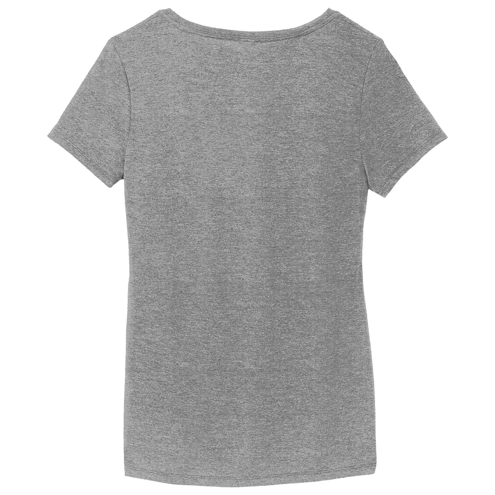 Women's 23XI Racing  Gray Tyler Reddick Tri-Blend V-Neck T-Shirt