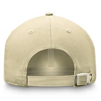 Ensemble t-shirt et casquette ajustable Fanatics violet/beige UAlbany Great Danes pour homme