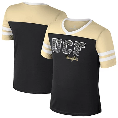T-shirt noir pour jeunes filles du Colisée UCF Knights Space Opera
