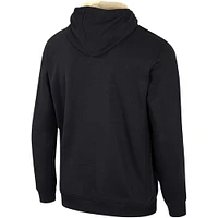 Chandail à capuchon demi-zip Colosseum UCF Knights Team noir pour hommes