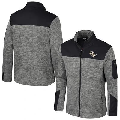 Veste zippée intégrale UCF Knights Guard pour homme, gris/noir, Colosseum