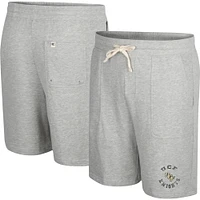 Colosseum Heather Grey UCF Knights Love To Hear This Terry Short pour homme