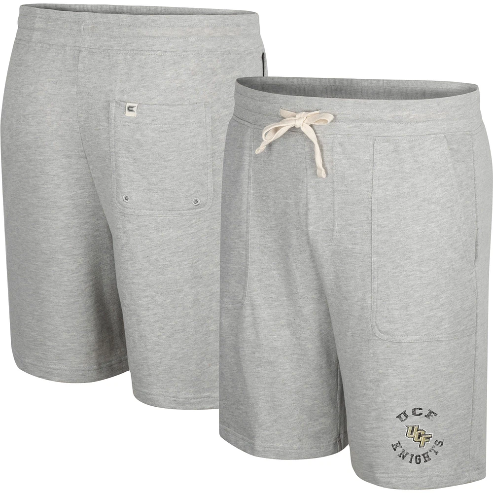 Colosseum Heather Grey UCF Knights Love To Hear This Terry Short pour homme