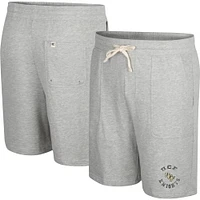 Colosseum Heather Grey UCF Knights Love To Hear This Terry Short pour homme