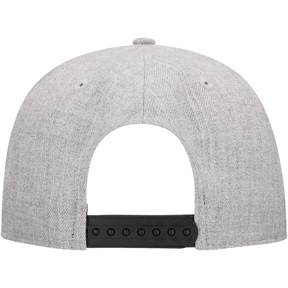 Men's New Era Heather Gray UCF Knights Logo 9FIFTY Snapback Hat