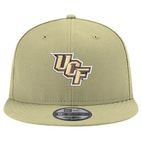 Casquette Snapback 9FIFTY avec logo UCF Knights New Era Team Gold pour hommes
