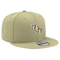 Casquette Snapback 9FIFTY avec logo UCF Knights New Era Team Gold pour hommes