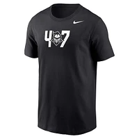 T-shirt Nike Performance Legend Area Code 407 UCF Knights pour homme, noir