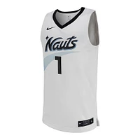 Men's Nike #1 White UCF Knights Replica Basketball Jersey