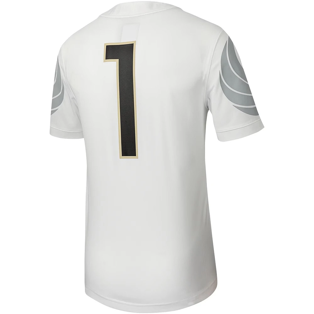 Men's Nike #1 White UCF Knights Untouchable Replica Football Jersey