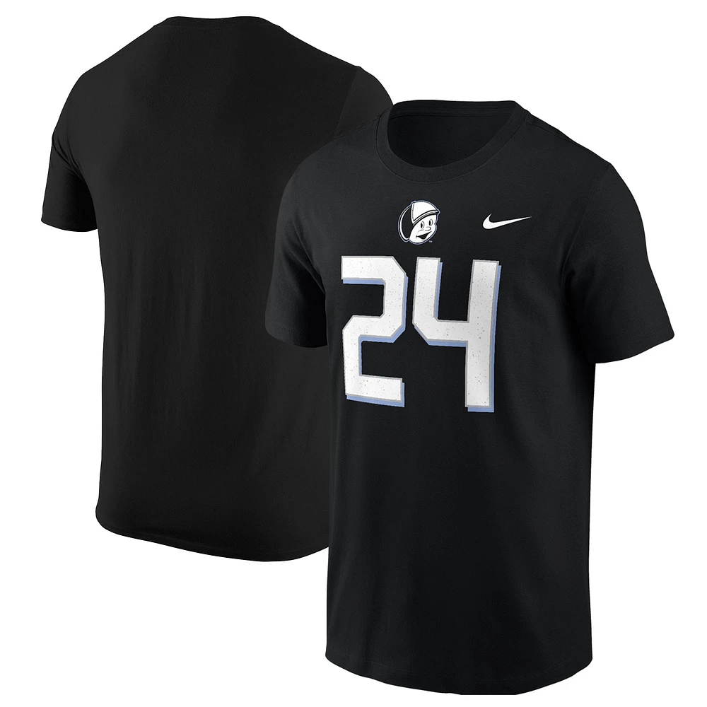 T-shirt Nike #24 UCF Knights Space Game Jersey 2024 pour homme noir