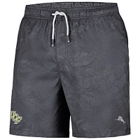 Men's Tommy Bahama Black UCF Knights Naples Layered Leaves Swim Trunks