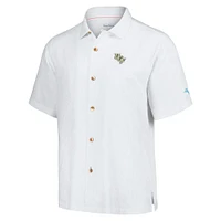 Men's Tommy Bahama White UCF Knights Castaway Game Camp Button-Up Shirt