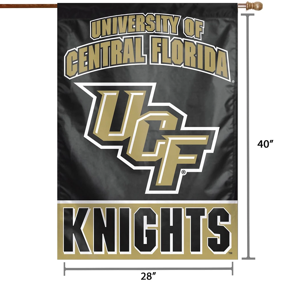 WinCraft UCF Knights 71,1 x 101,6 cm Drapeau de maison avec nom complet