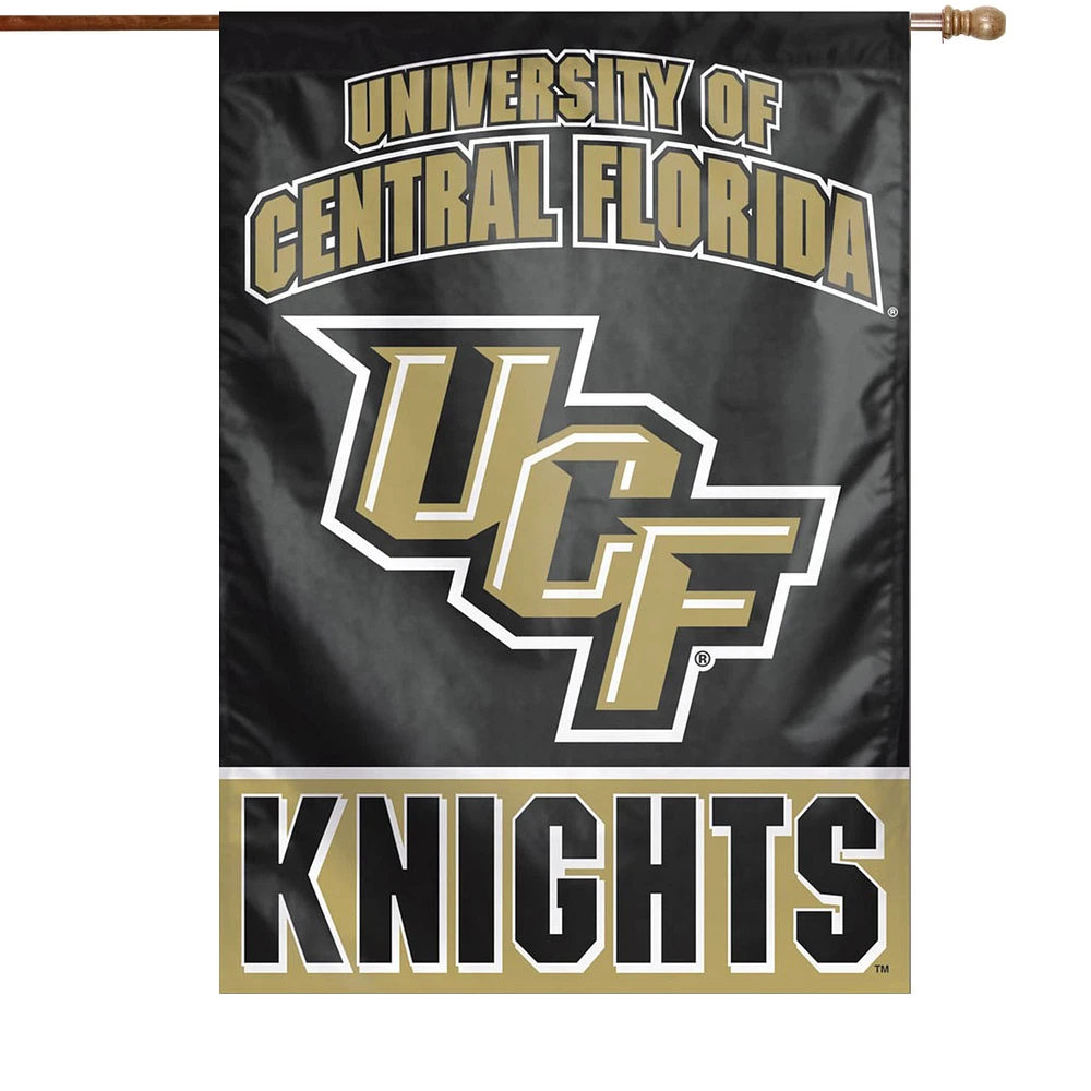 WinCraft UCF Knights 71,1 x 101,6 cm Drapeau de maison avec nom complet
