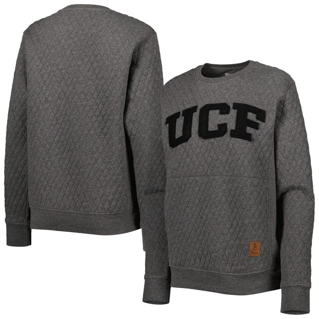 Sweat-shirt matelassé Pressbox Heather Charcoal UCF Knights Moose pour femme