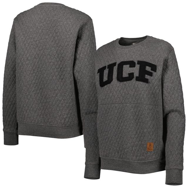 Sweat-shirt matelassé Pressbox Heather Charcoal UCF Knights Moose pour femme