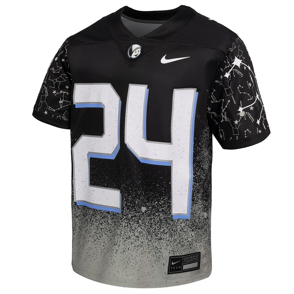 Youth Nike #24 Black UCF Knights 2024 Space Game Alternate Jersey