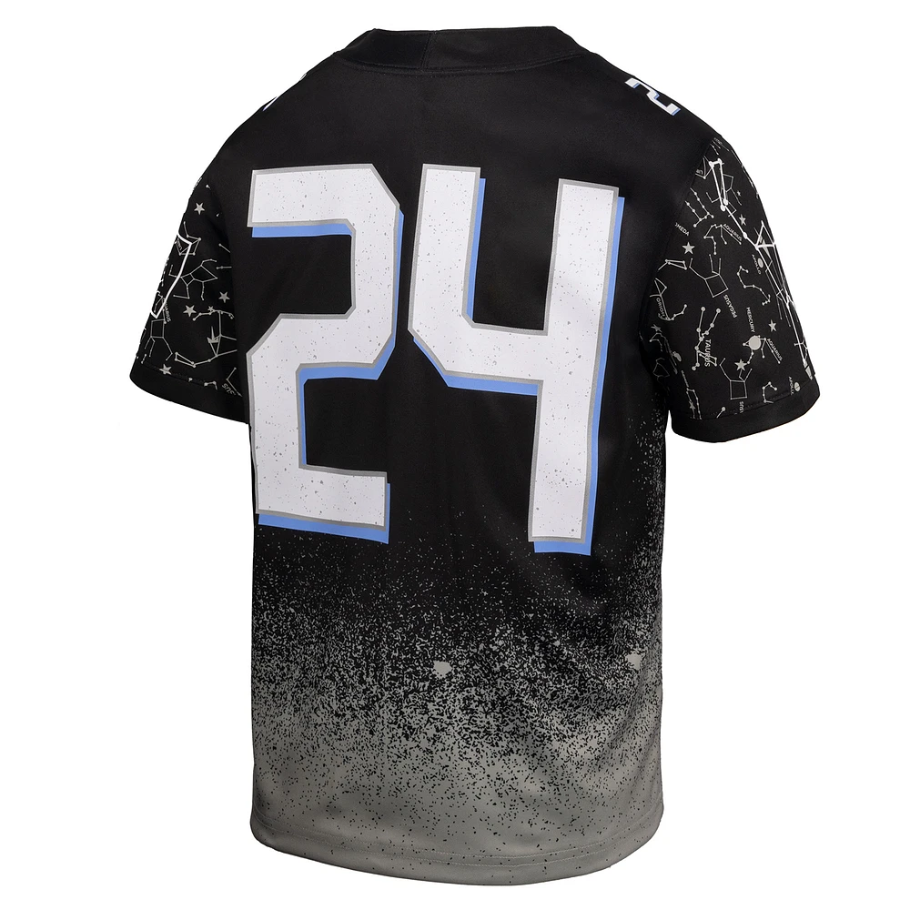 Youth Nike #24 Black UCF Knights 2024 Space Game Alternate Jersey