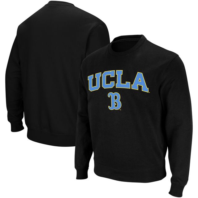 Colosseum Black UCLA Bruins Arch & Logo Crew Neck Sweat-shirt pour homme
