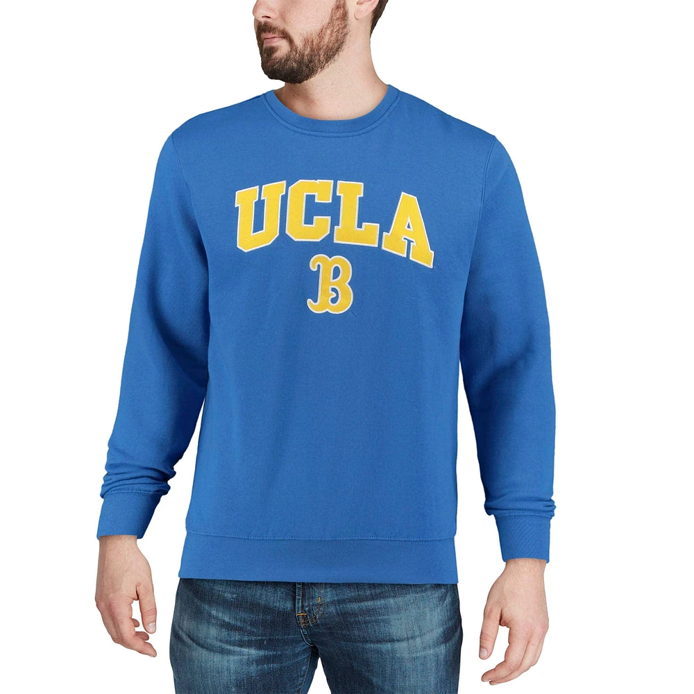 Men's Colosseum UCLA Bruins Arch & Logo Crew Neck Sweatshirt
