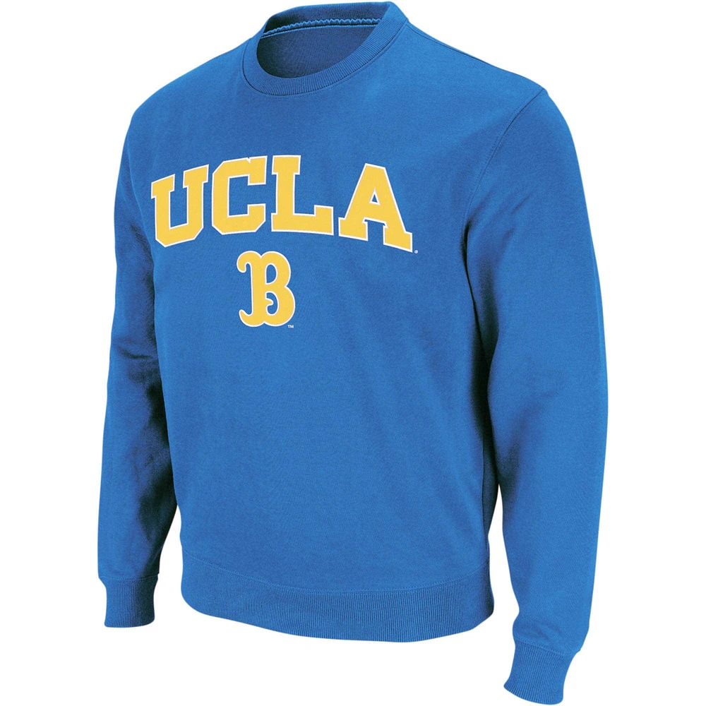 Men's Colosseum UCLA Bruins Arch & Logo Crew Neck Sweatshirt