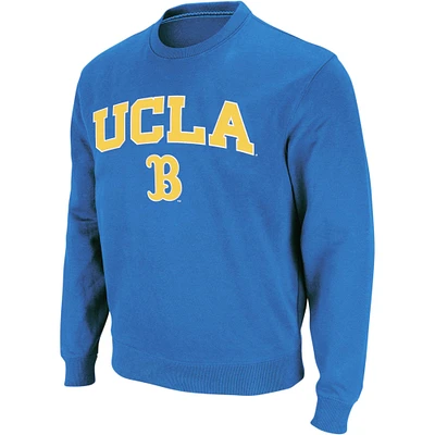 Men's Colosseum UCLA Bruins Arch & Logo Crew Neck Sweatshirt