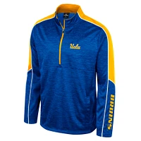 Veste Colosseum Blue UCLA Bruins Marled Half-Zip pour homme