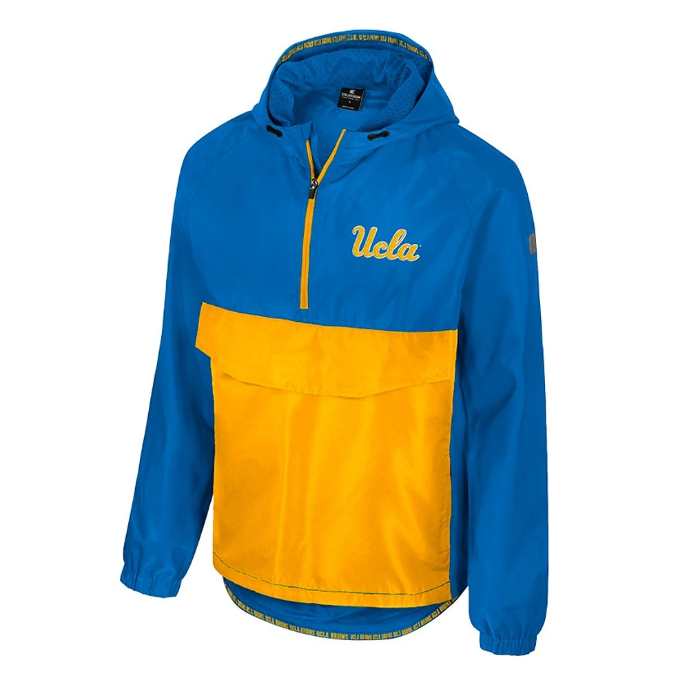 Men's Colosseum  Blue UCLA Bruins Reloaded Anorak Half-Zip Jacket
