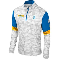 Men's Colosseum  Camo UCLA Bruins OHT Military Appreciation Tomahawk Quarter-Zip Windshirt