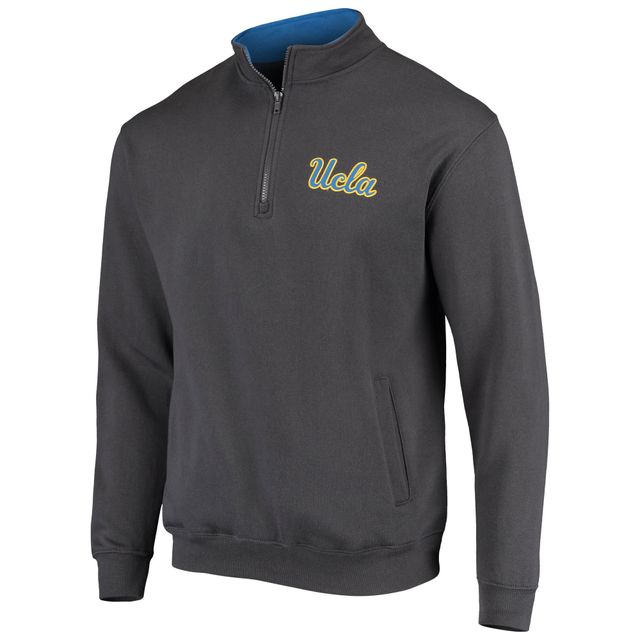 Veste Colosseum Charcoal UCLA Bruins Tortugas Logo Quarter-Zip pour homme