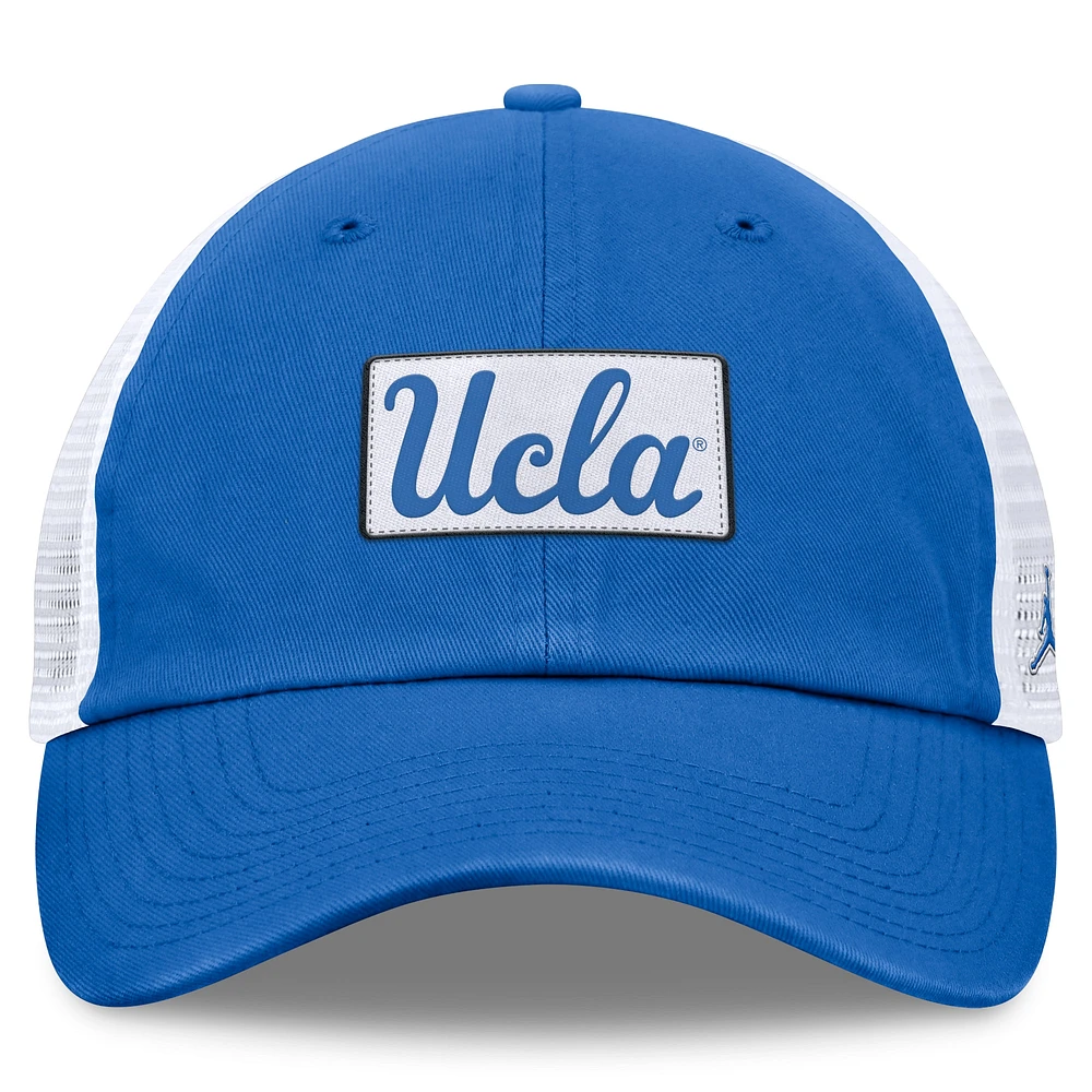 Men's Jordan Brand Blue/White UCLA Bruins Primetime Club Trucker Adjustable Hat