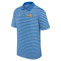 Men's Jordan Brand Blue/White UCLA Bruins Primetime Victory Striped Performance Polo