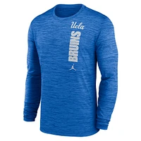 Men's Jordan Brand Blue UCLA Bruins Sideline Velocity Performance Long Sleeve T-Shirt