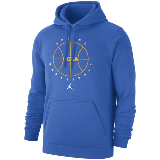 Sweat à capuche en polaire Jordan Brand pour hommes, bleu, UCLA Bruins Basketball Icon Club