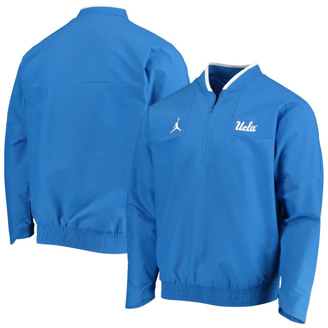 Veste à demi-glissière Jordan Brand UCLA Bruins Coach pour homme, bleu