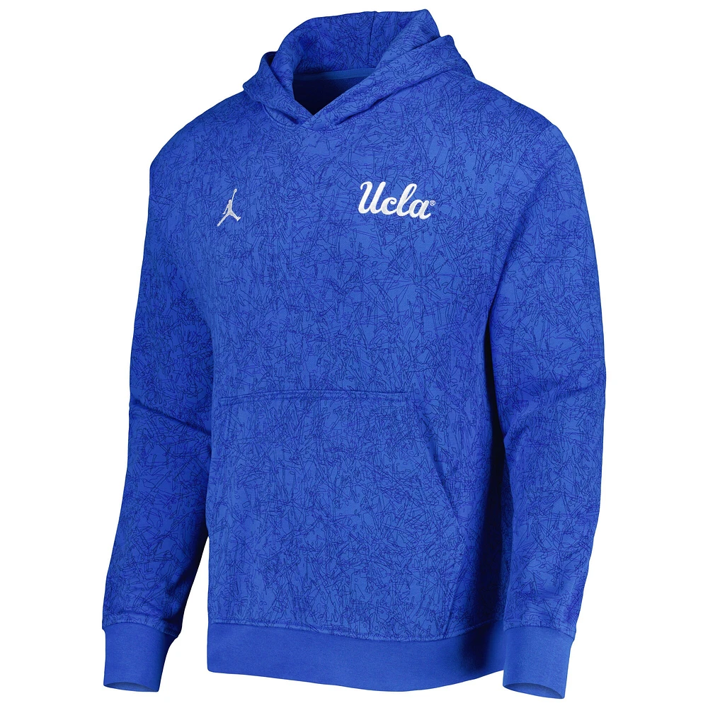Men's Jordan Brand Blue UCLA Bruins Logo Travel Pullover Hoodie