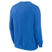 Men's Jordan Brand Blue UCLA Bruins Primetime Fleece Pullover Sweatshirt