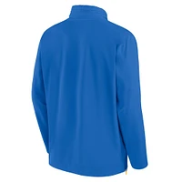Men's Jordan Brand Blue UCLA Bruins Sideline Coaches Quarter-Zip Jacket